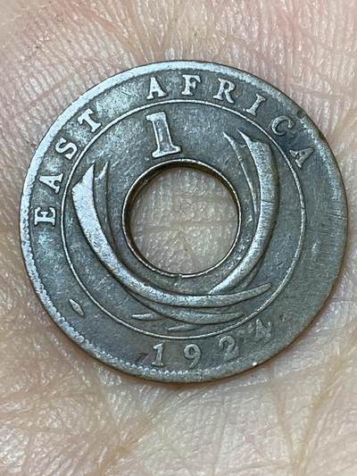 2026年第三十场(总第一百九十九场）英国一线回流散币特拍第二场(免佣金) - 英属东非1924年1分(乔治五世第三版，H标喜敦厂造)