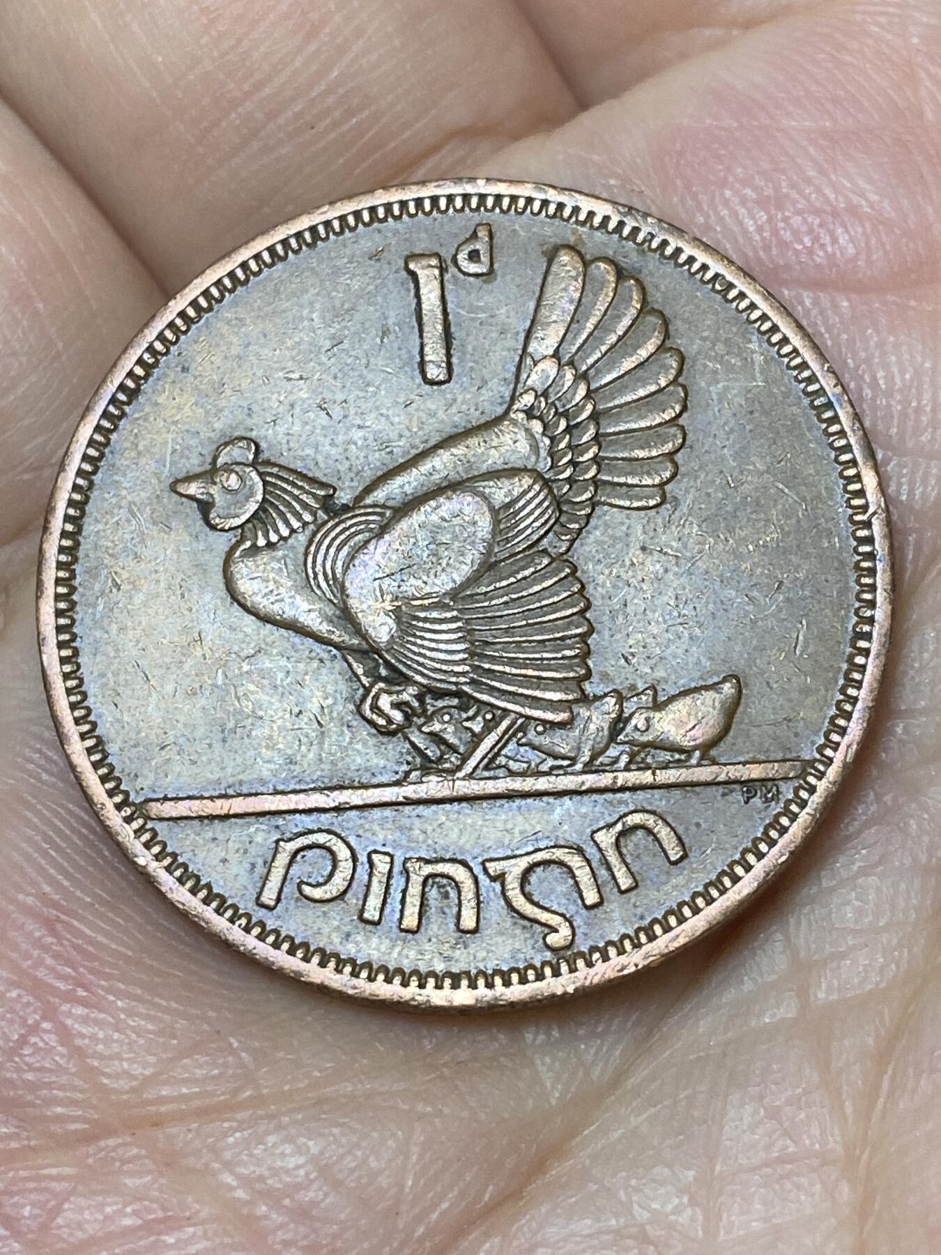 2026年第三十场(总第一百九十九场）英国一线回流散币特拍第二场(免佣金) 爱尔兰🇮🇪1965年1便士(共和国时期第一套)