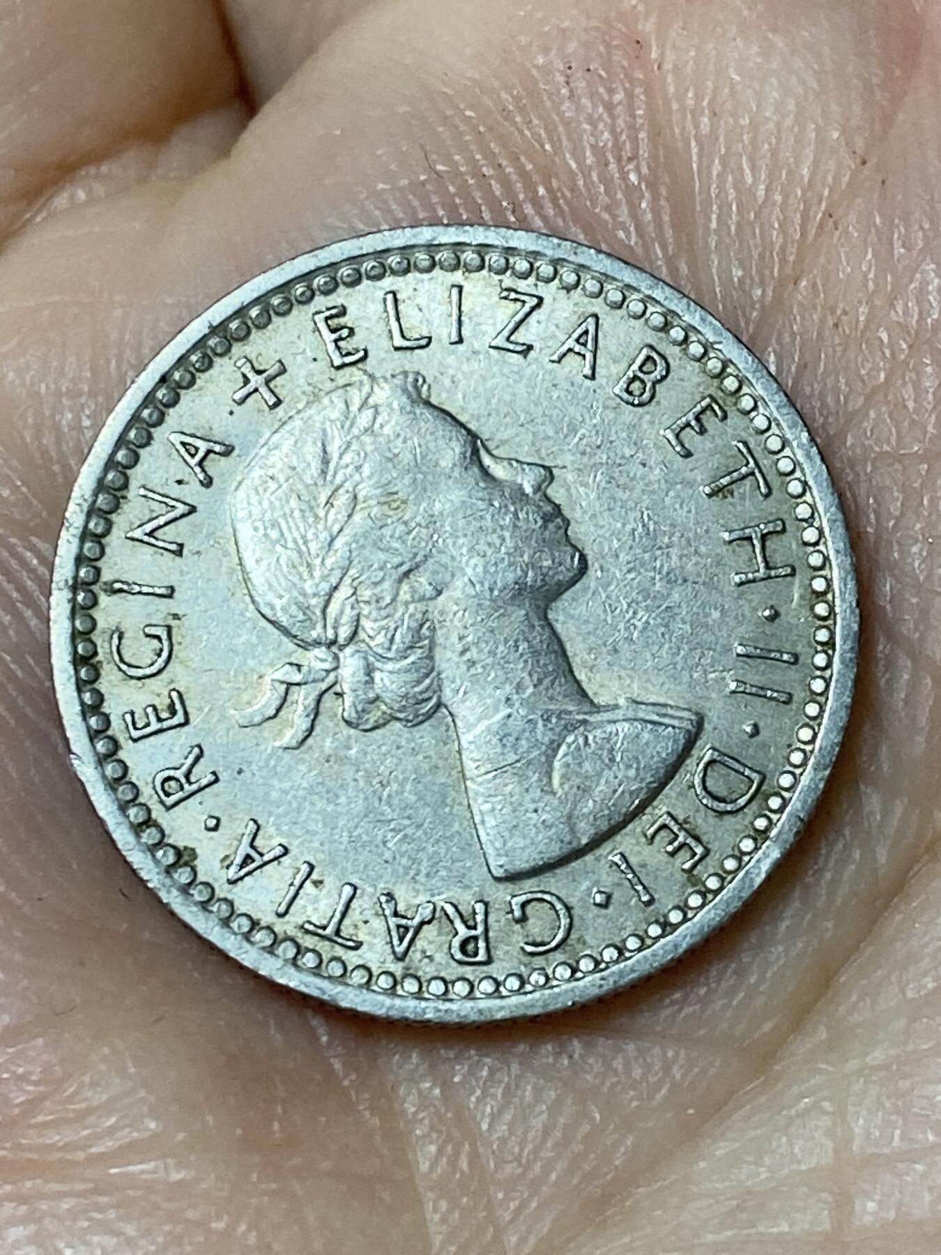 2026年第三十场(总第一百九十九场）英国一线回流散币特拍第二场(免佣金) 英国🇬🇧1962年6便士(伊丽莎白二世青年桂冠第二版)