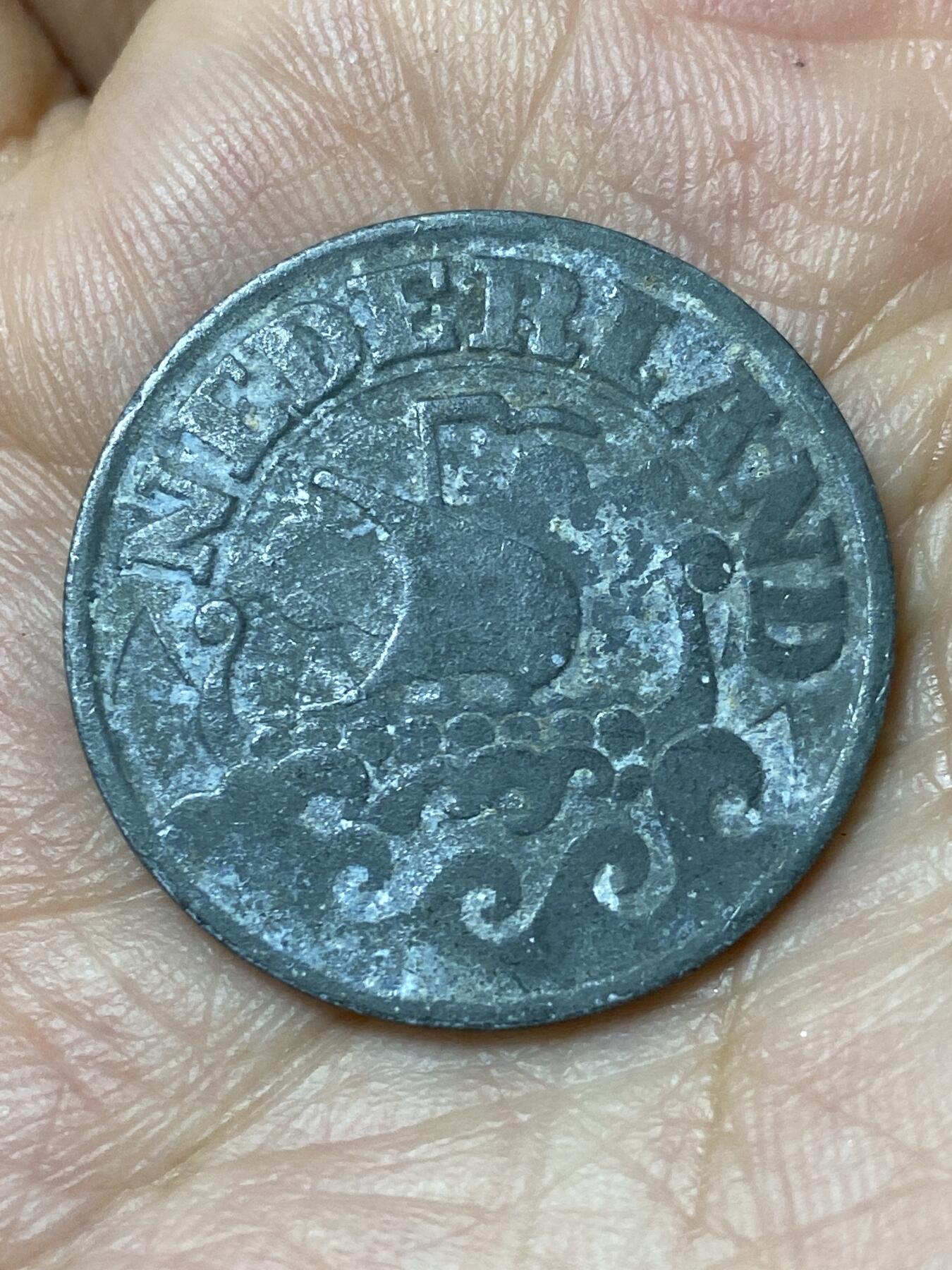 2026年第三十场(总第一百九十九场）英国一线回流散币特拍第二场(免佣金) 荷兰🇳🇱1942年25分(二战德国占领时期)