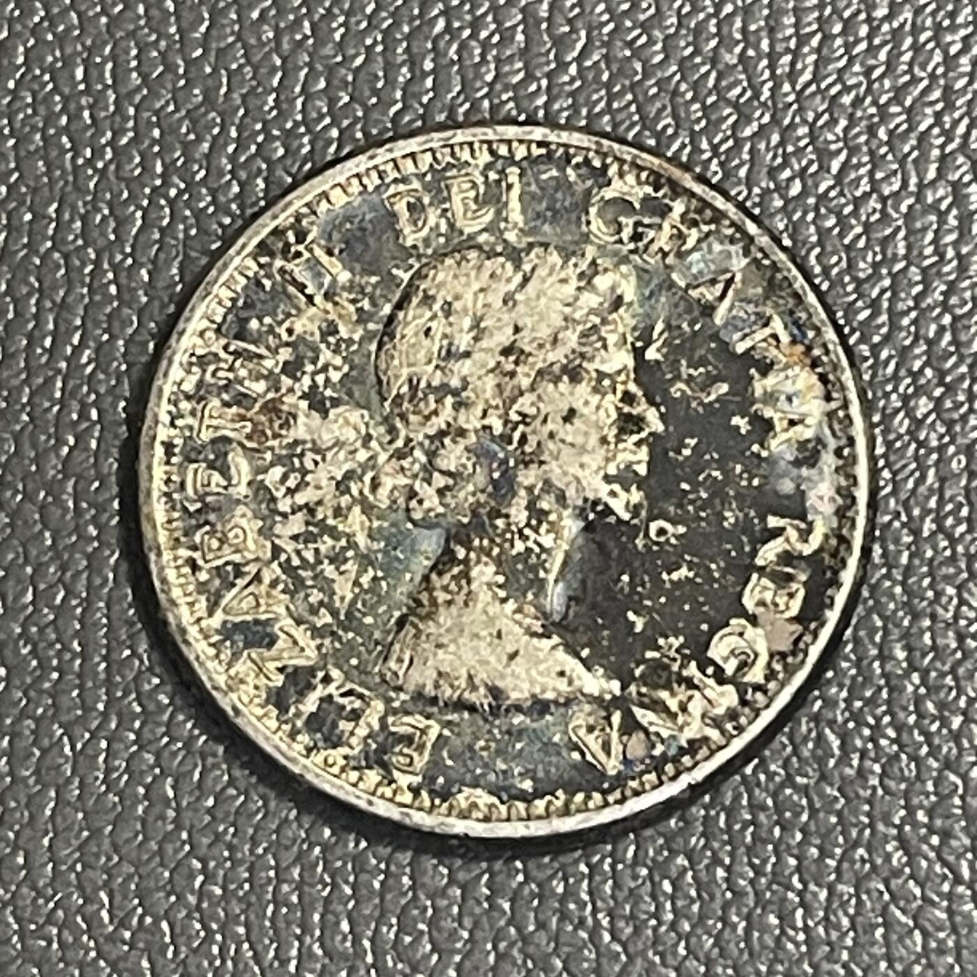 回流0218 新春快乐，马年大吉！ 加拿大1960年10分银币 银价2.33*80%*19=35元