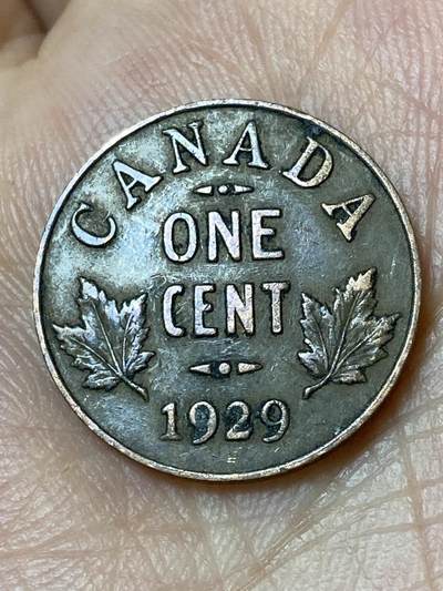 2026年第三十场(总第一百九十九场）英国一线回流散币特拍第二场(免佣金) - 加拿大🇨🇦1929年1分(乔治五世第三版)