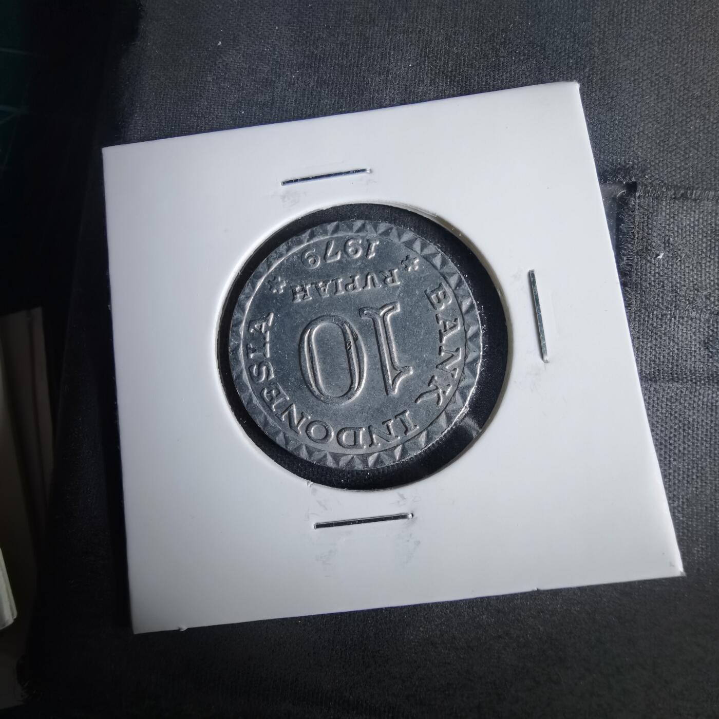 沼泽如烟--第1001场 印度尼西亚1979年10卢比