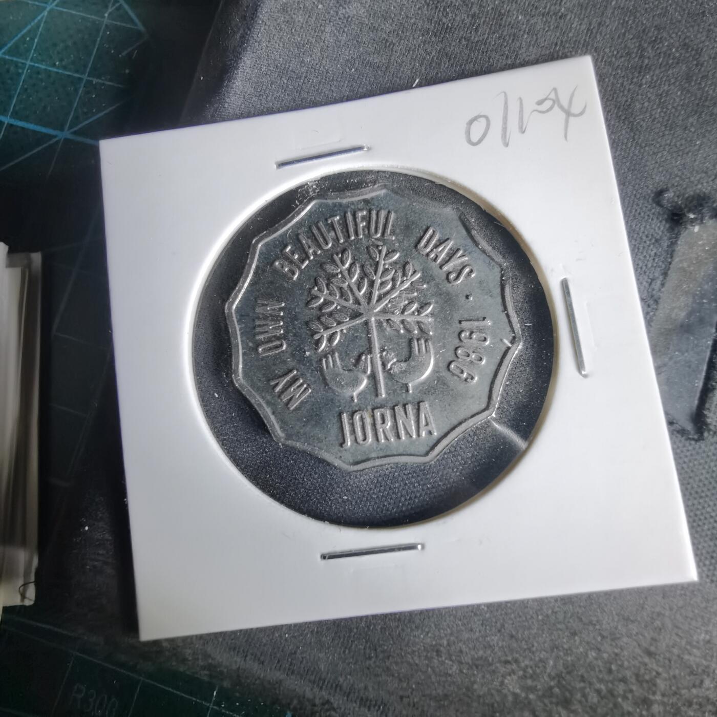 沼泽如烟--第1001场 JORNA 10周年纪念代币（500日元面值）