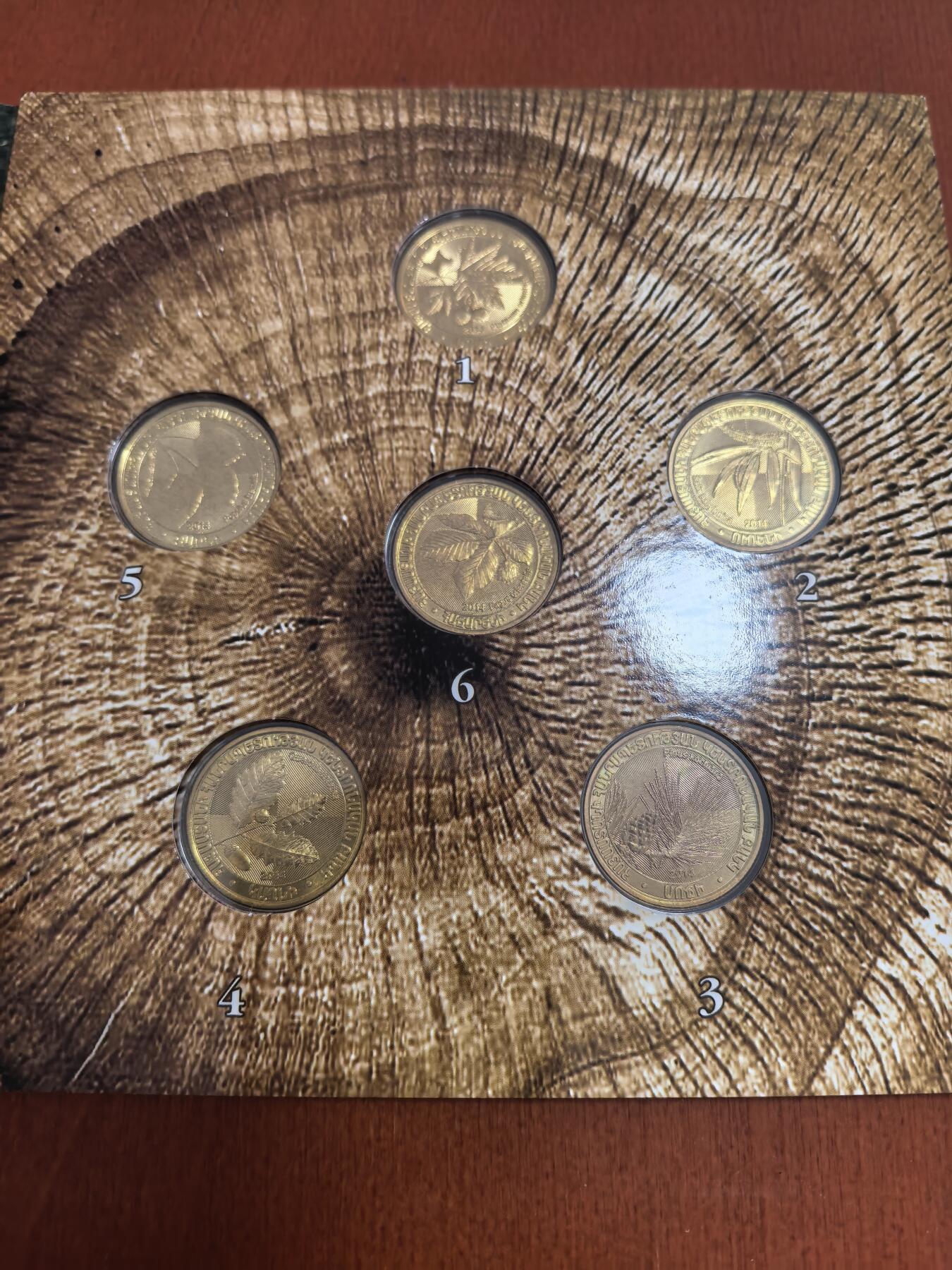 长老汇马年精选第二场拍卖 2014亚美尼亚6枚铜币，卡装