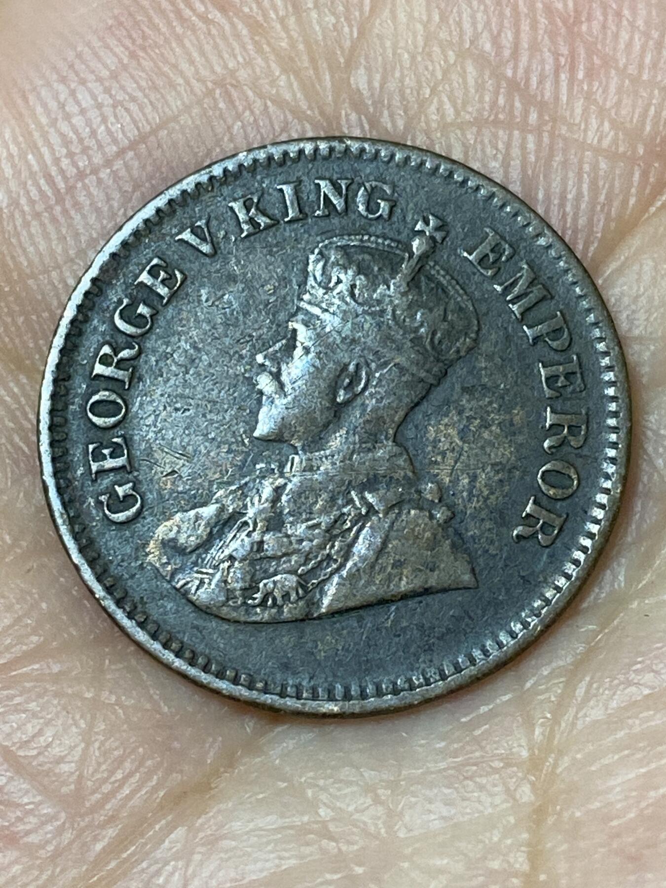 2026年第三十场(总第一百九十九场）英国一线回流散币特拍第二场(免佣金) 英属印度1916年1/2派斯(乔治五世时期)