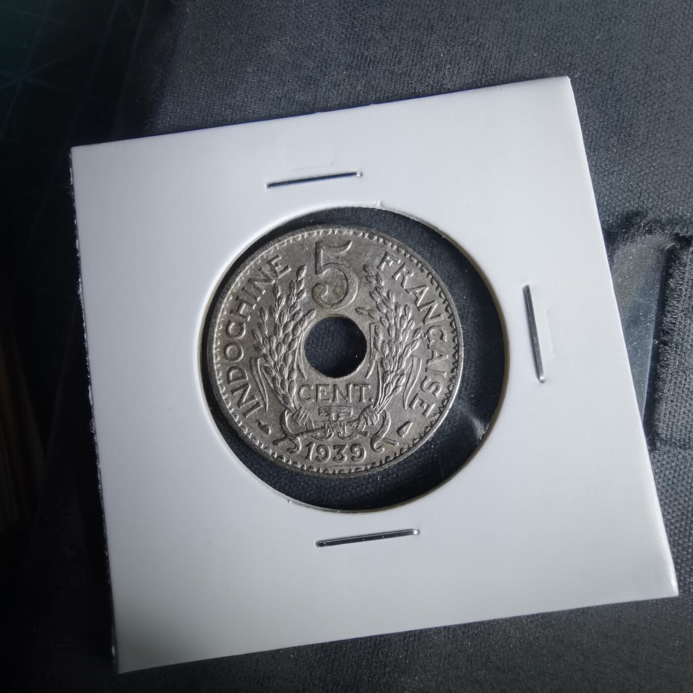 沼泽如烟--第1001场 法属印度支那1939年五分