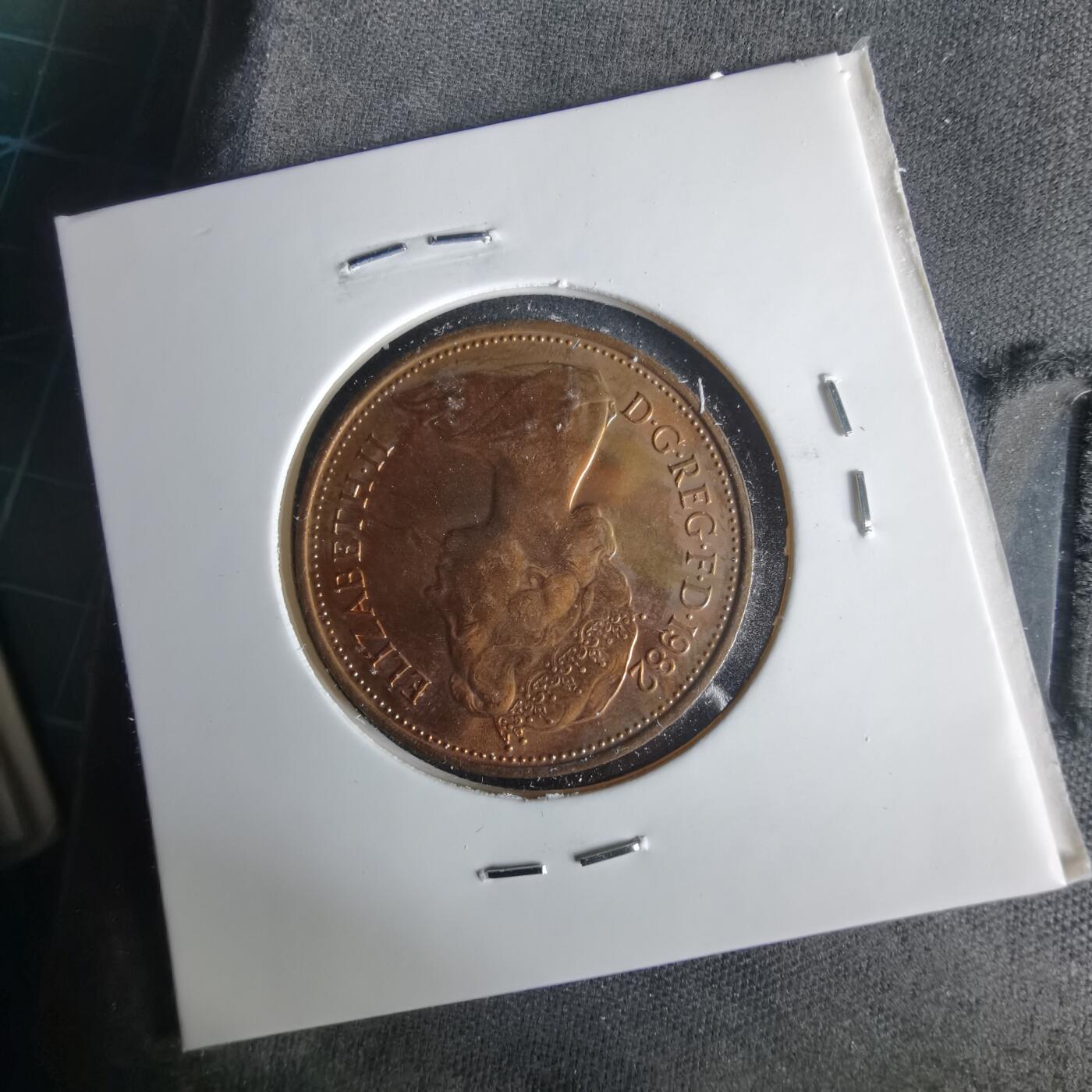 沼泽如烟--第1001场 英国1982年2便士