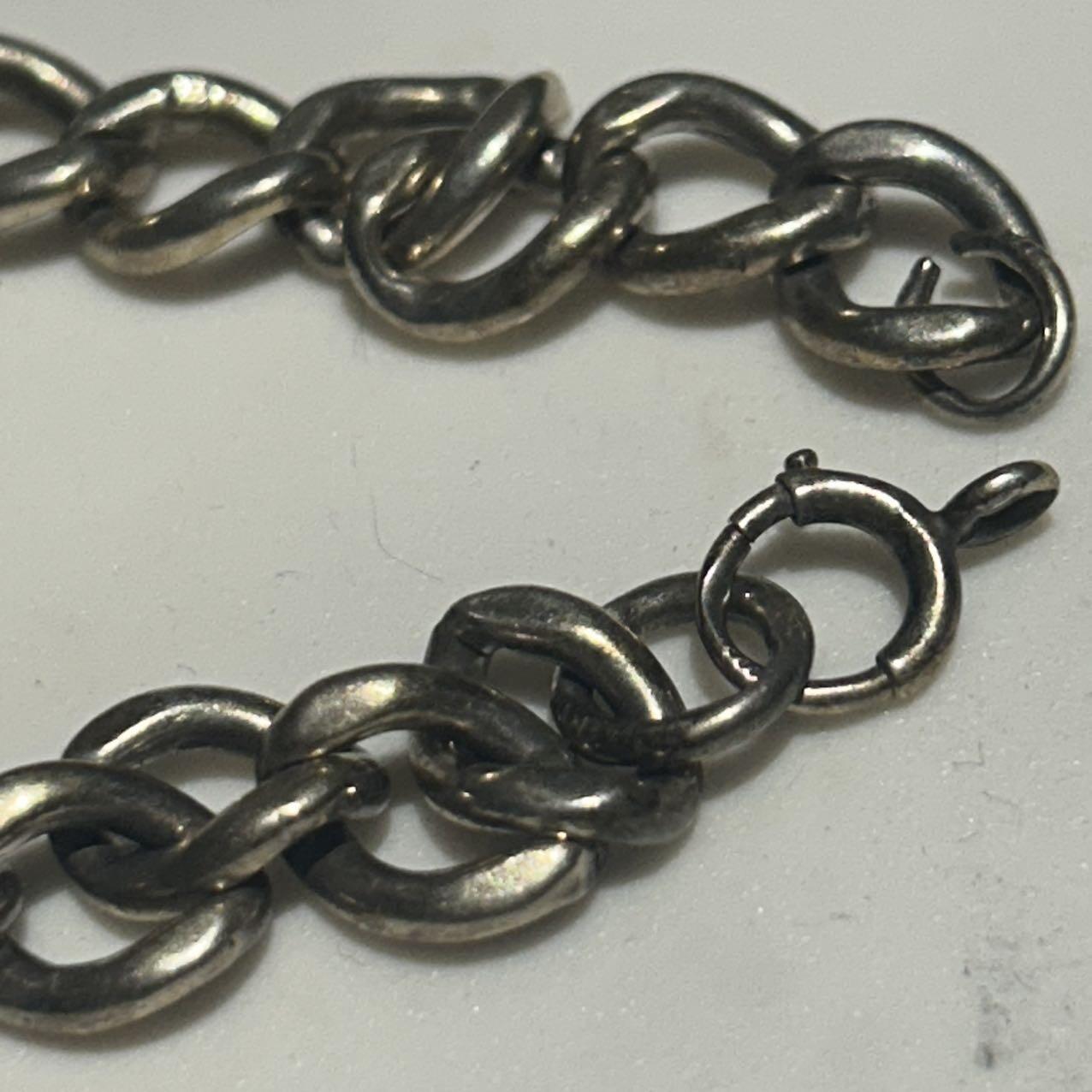 罕见孤品英国走狮标纯银飞行员手链