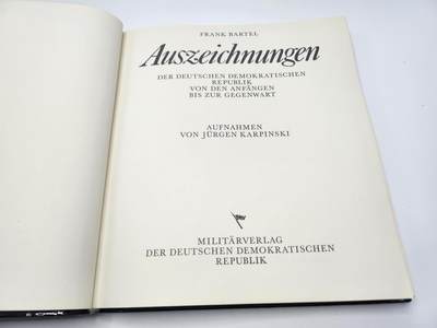 南水社第二次拍卖 德意志民主共和国勋章图鉴 德意志民主共和国军事出版社出版（详情请看介绍）