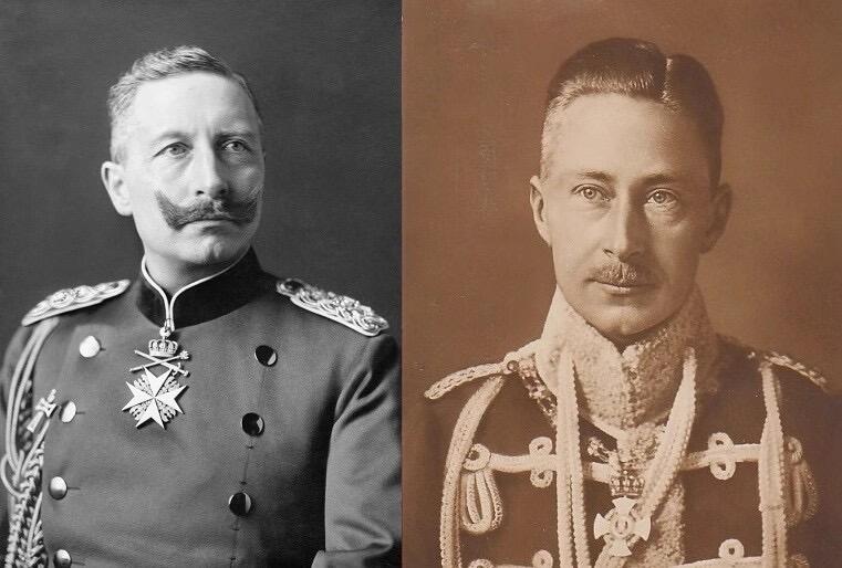 德国普鲁士1882年 三皇+威廉皇储高浮雕精制铜章 30MM 威廉一世 腓特烈三世（威廉一世儿子） 威廉二世（腓特烈三世儿子） 威廉皇储（威廉二世儿子）