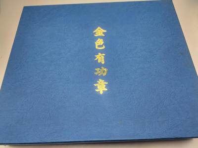 南水社第二次拍卖 日本赤十字会金色有功章牌匾（平成四年，1992年）品相完好，少见