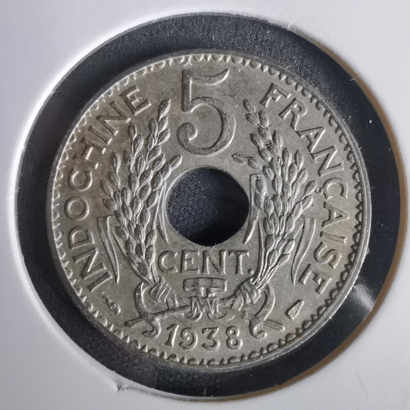 沼泽如烟--第1001场 法属印度支那1938年五分