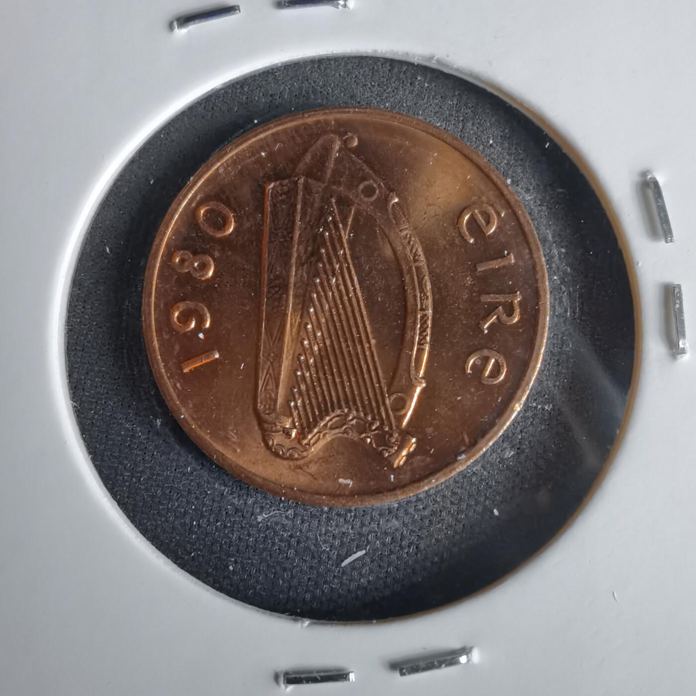 沼泽如烟--第1001场 爱尔兰1980年1便士