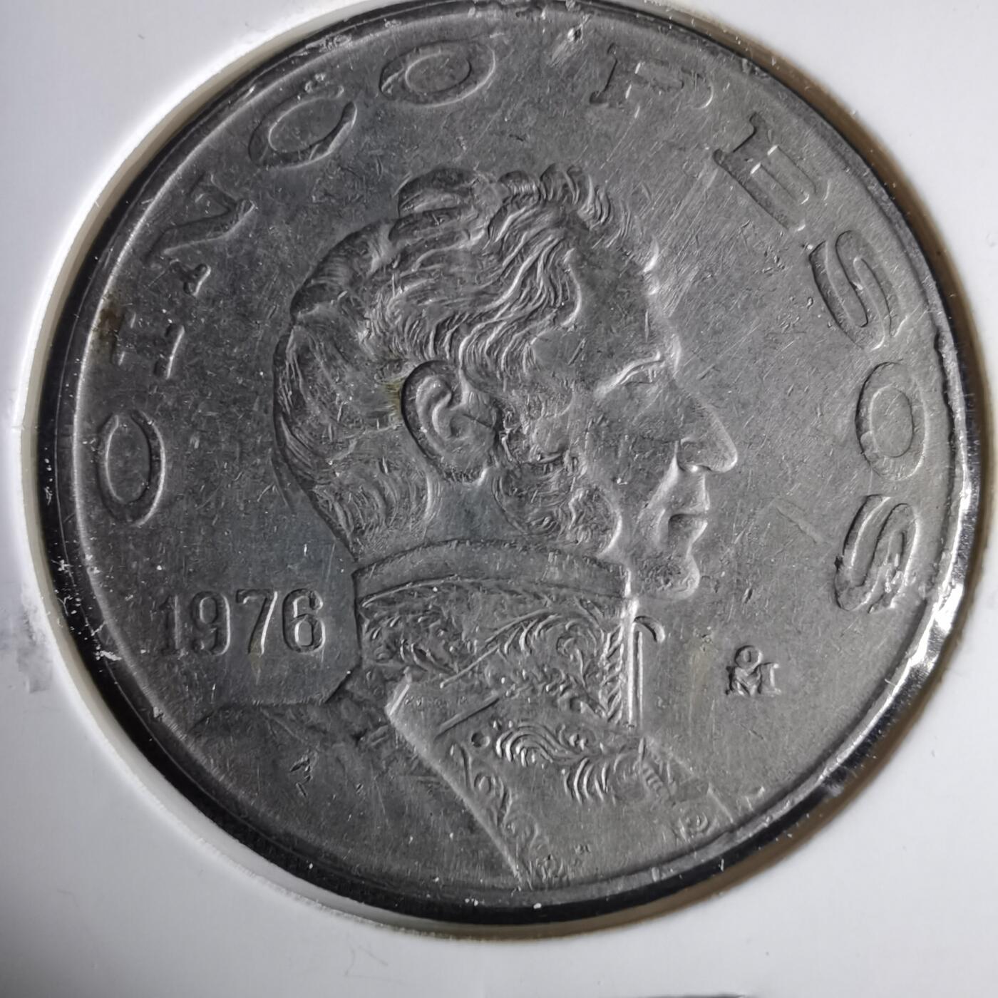 沼泽如烟--第1001场 墨西哥1976年5比索