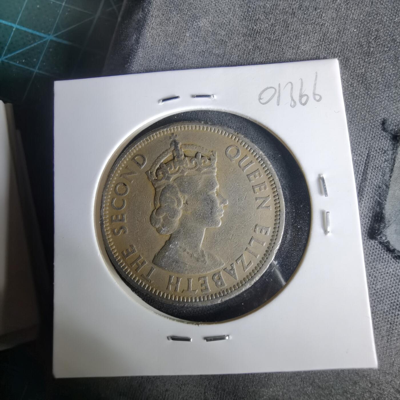 沼泽如烟--第1001场 毛里求斯1956年1卢比