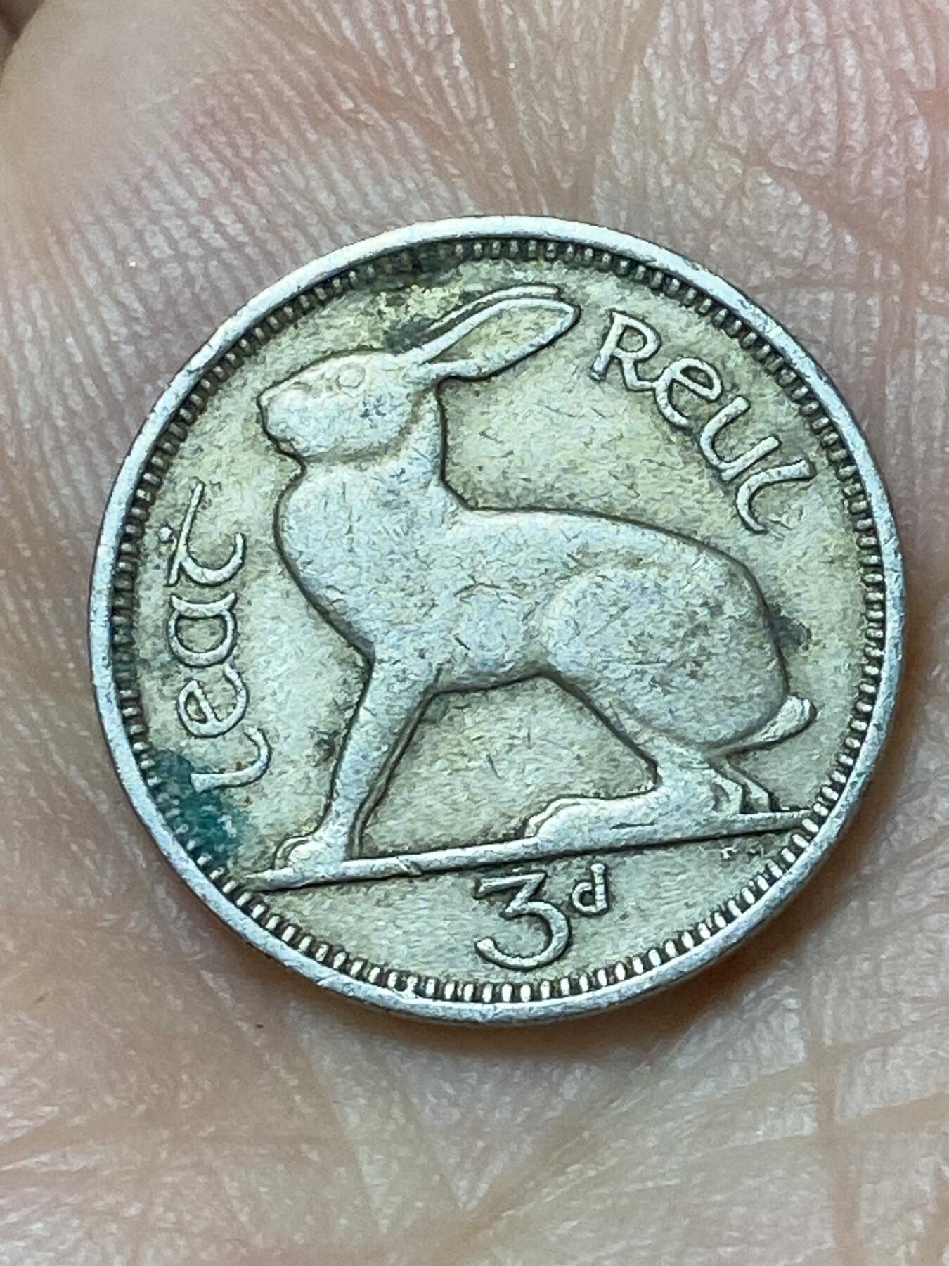 2026年第三十场(总第一百九十九场）英国一线回流散币特拍第二场(免佣金) 爱尔兰🇮🇪1948年3便士(共和国时期第一套第二版)