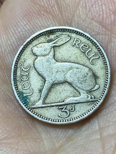 2026年第三十场(总第一百九十九场）英国一线回流散币新春特拍第二场(免佣金) - 爱尔兰🇮🇪1948年3便士(共和国时期第一套第二版)