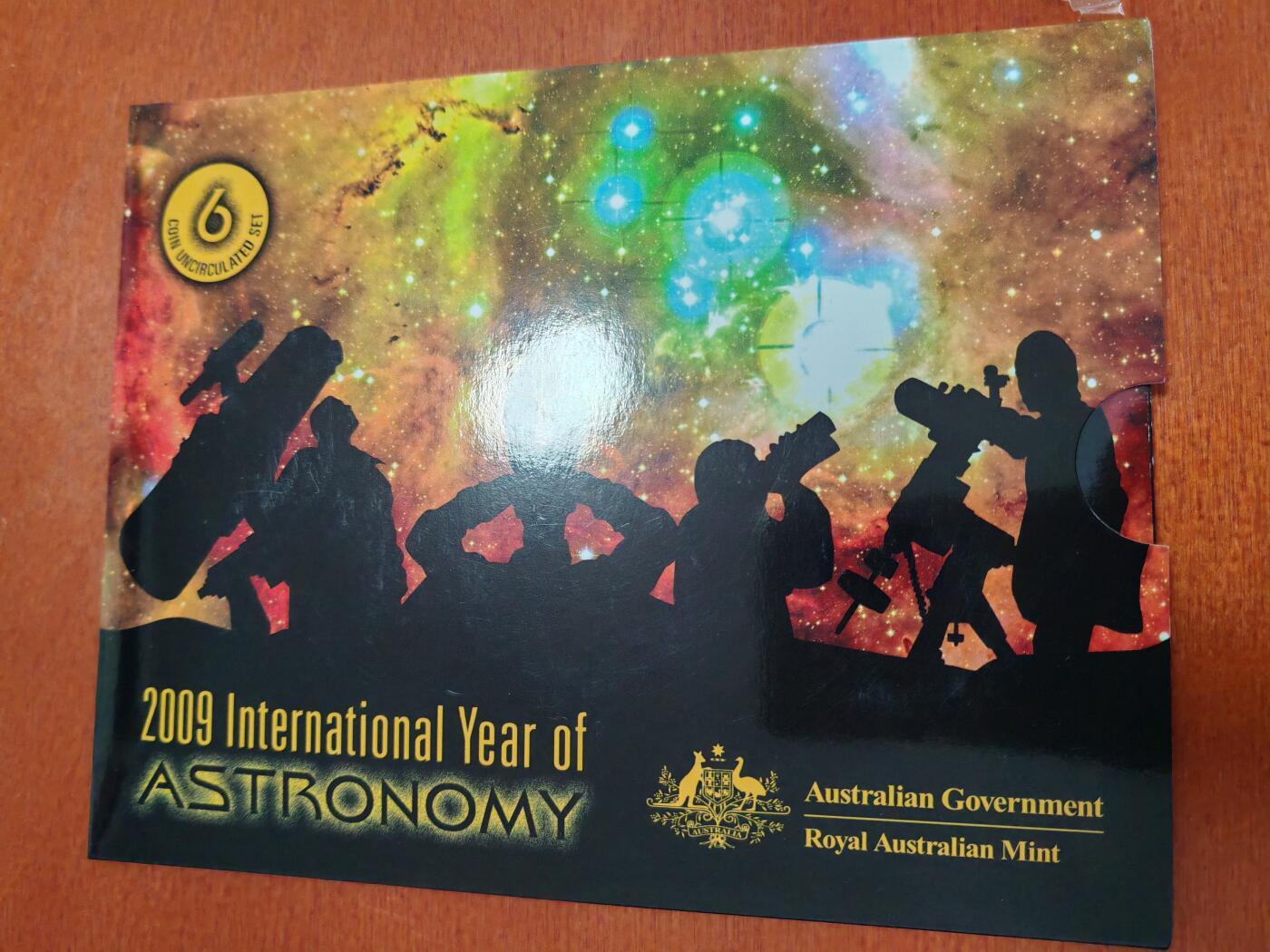 长老汇马年精选第二场拍卖  2009澳大利亚国际天文年6枚套卡装