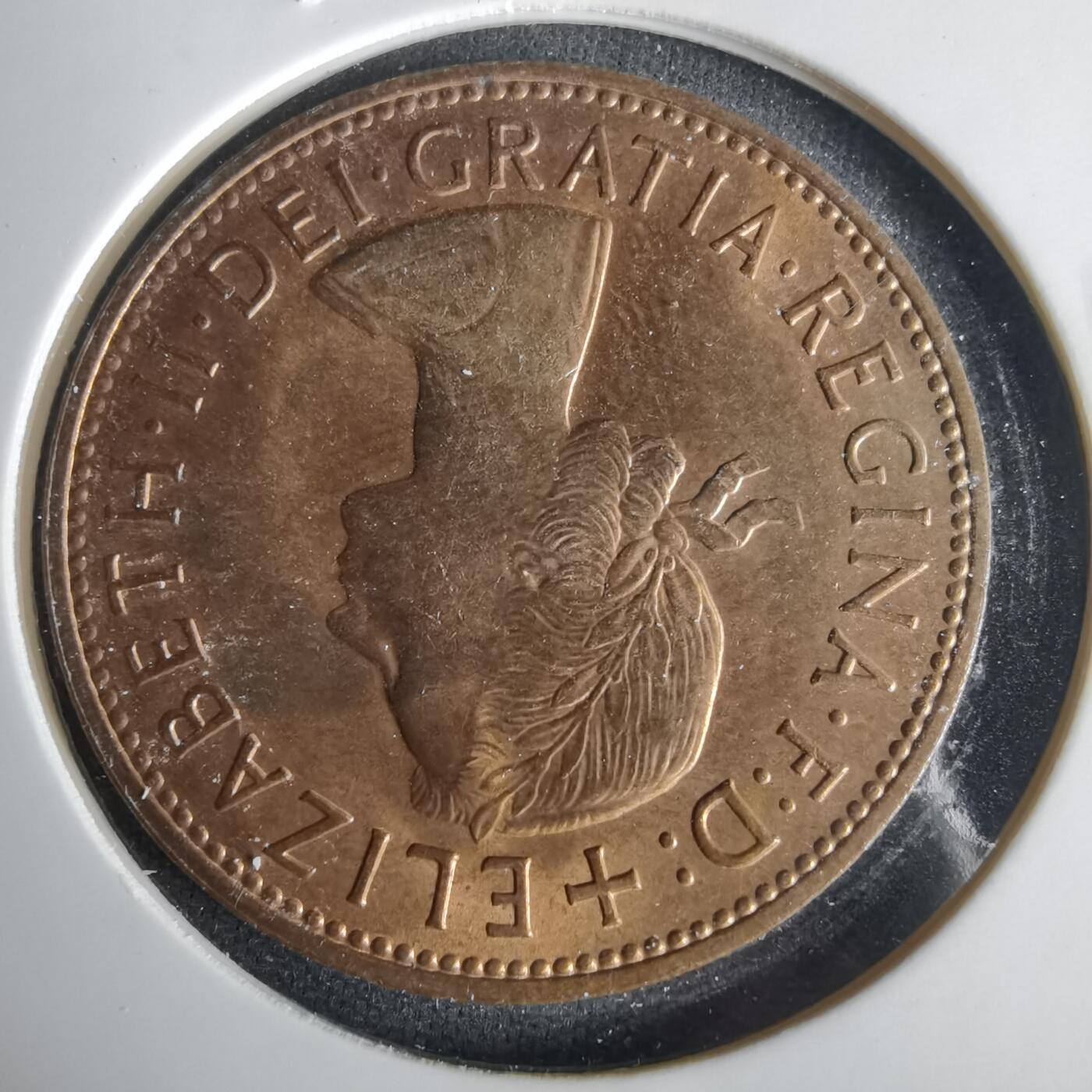 沼泽如烟--第1001场 英国1967年1便士