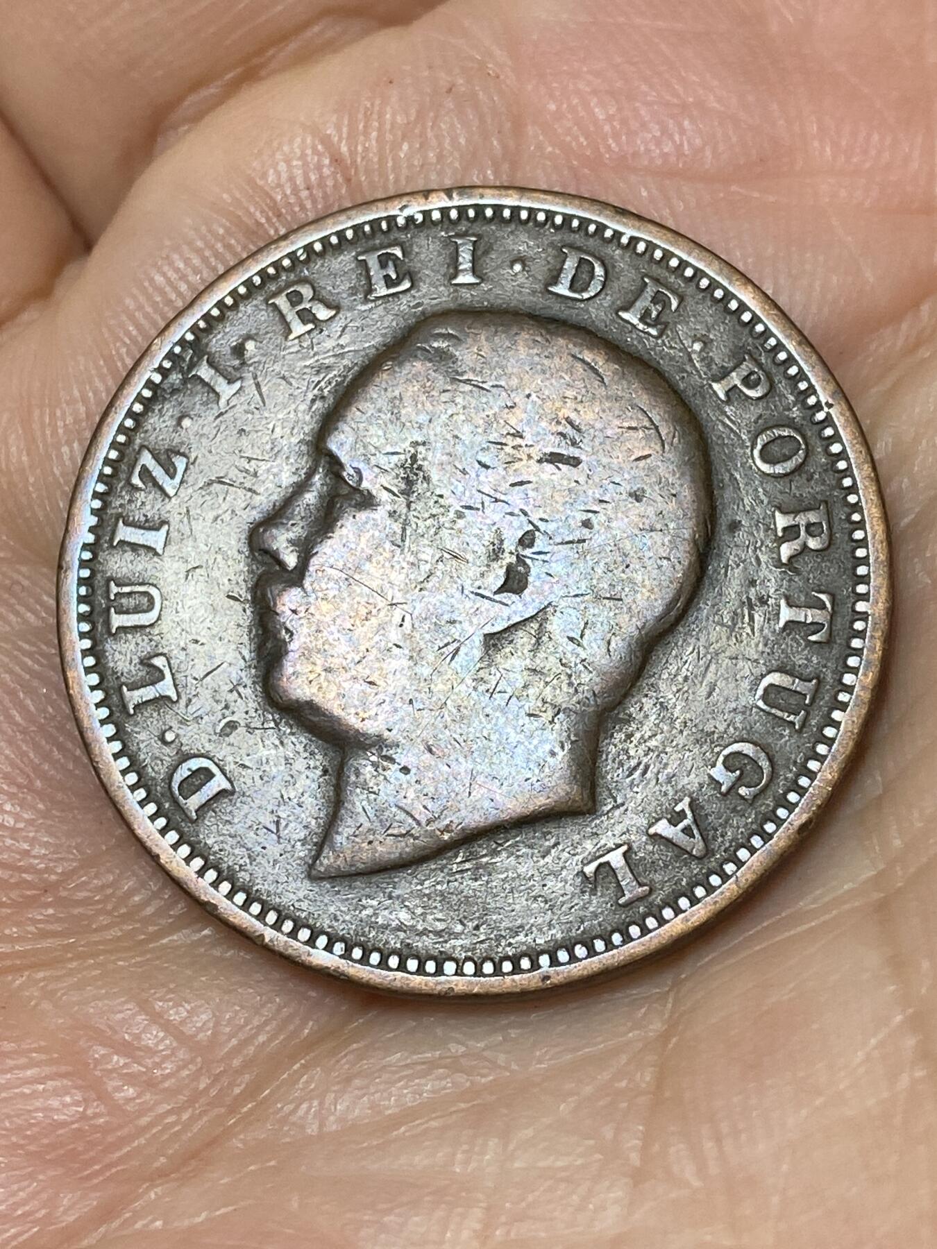 2026年第三十场(总第一百九十九场）英国一线回流散币特拍第二场(免佣金) 葡萄牙王国1883年20瑞斯(路易斯一世时期)