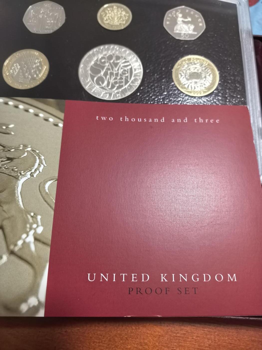 长老汇马年精选第二场拍卖 2003英国12枚标准精制套装，盒证全，含买家所有原纸，5000套