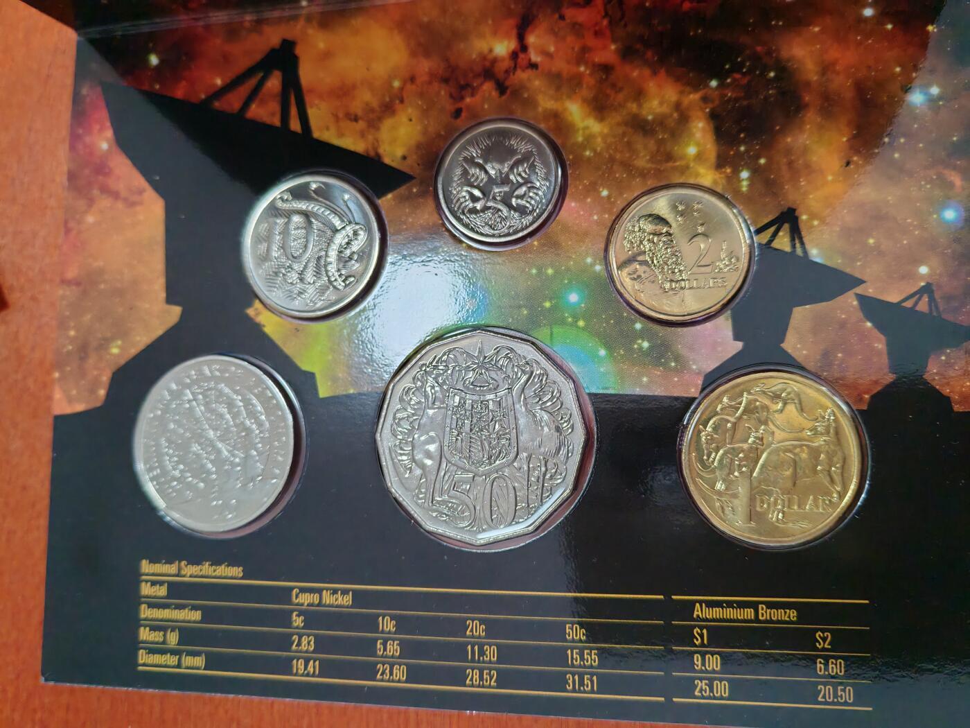 长老汇马年精选第二场拍卖  2009澳大利亚国际天文年6枚套卡装