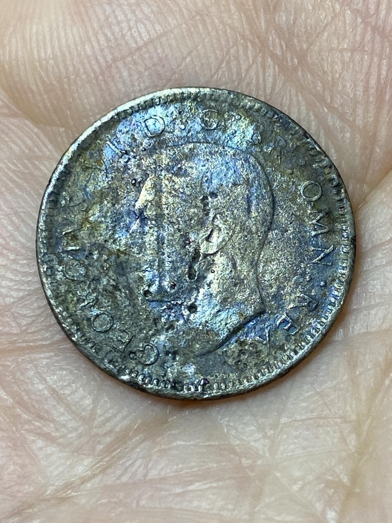 2026年第三十一场(总第二百场)英国一线回流散币新春特拍第三场(免佣金) 英国🇬🇧1945年6便士银币(乔治六世第一版，500银)