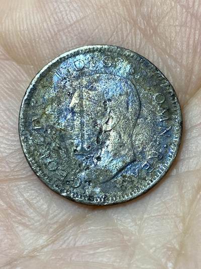 2026年第三十一场(总第二百场)英国一线回流散币新春特拍第三场(免佣金) 英国🇬🇧1945年6便士银币(乔治六世第一版，500银)