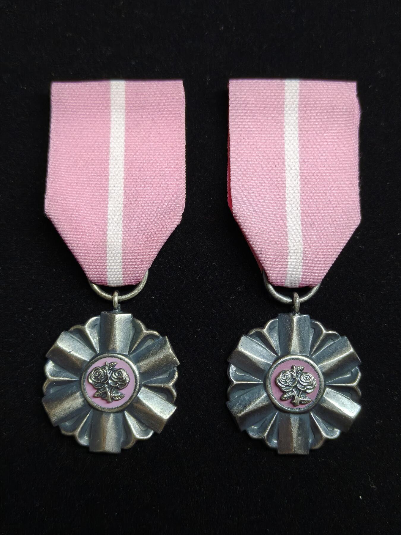 马到成功 迎新年  精品专场 波兰金婚纪念章 夫妻一套