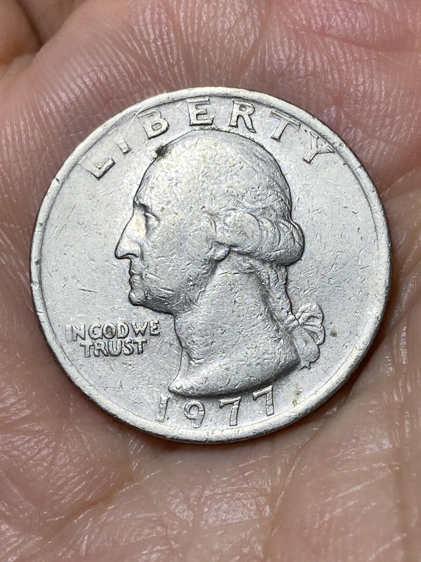 2026年第三十一场(总第二百场)英国一线回流散币新春特拍第三场(免佣金) 美国🇺🇸1977年1/4元(华盛顿1/4元第三版)