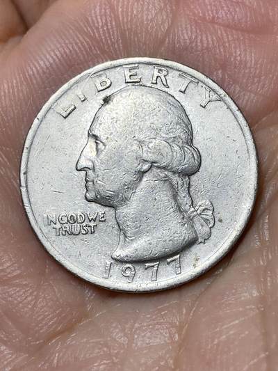 2026年第三十一场(总第二百场)英国一线回流散币新春特拍第三场(免佣金) 美国🇺🇸1977年1/4元(华盛顿1/4元第三版)