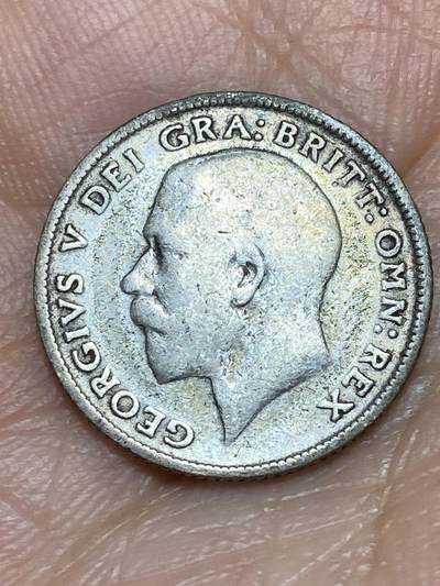 2026年第三十一场(总第二百场)英国一线回流散币新春特拍第三场(免佣金) 英国🇬🇧1924年6便士银币(乔治五世第二版，500银)