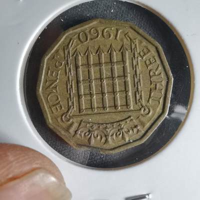 沼泽如烟--第1000场 - 英国1960年3便士