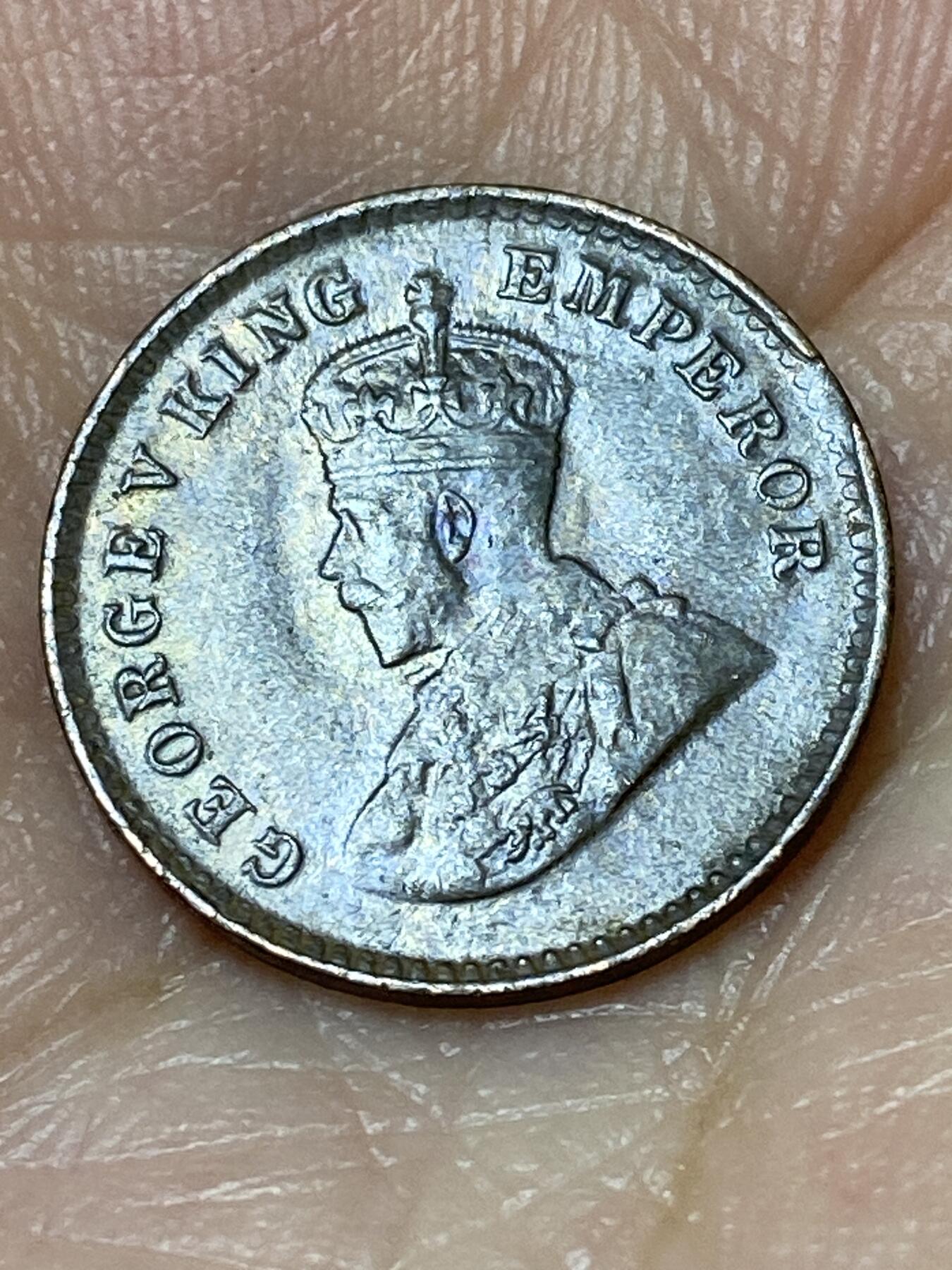 2026年第三十一场(总第二百场)英国一线回流散币新春特拍第三场(免佣金) 英属印度1919年1/12安娜(乔治五世时期，c版加尔各答造)