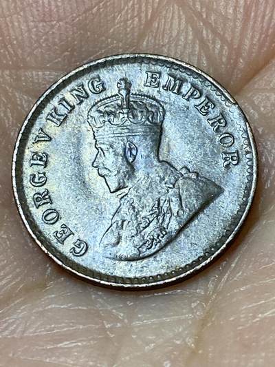 2026年第三十一场(总第二百场)英国一线回流散币新春特拍第三场(免佣金) 英属印度1919年1/12安娜(乔治五世时期，c版加尔各答造)