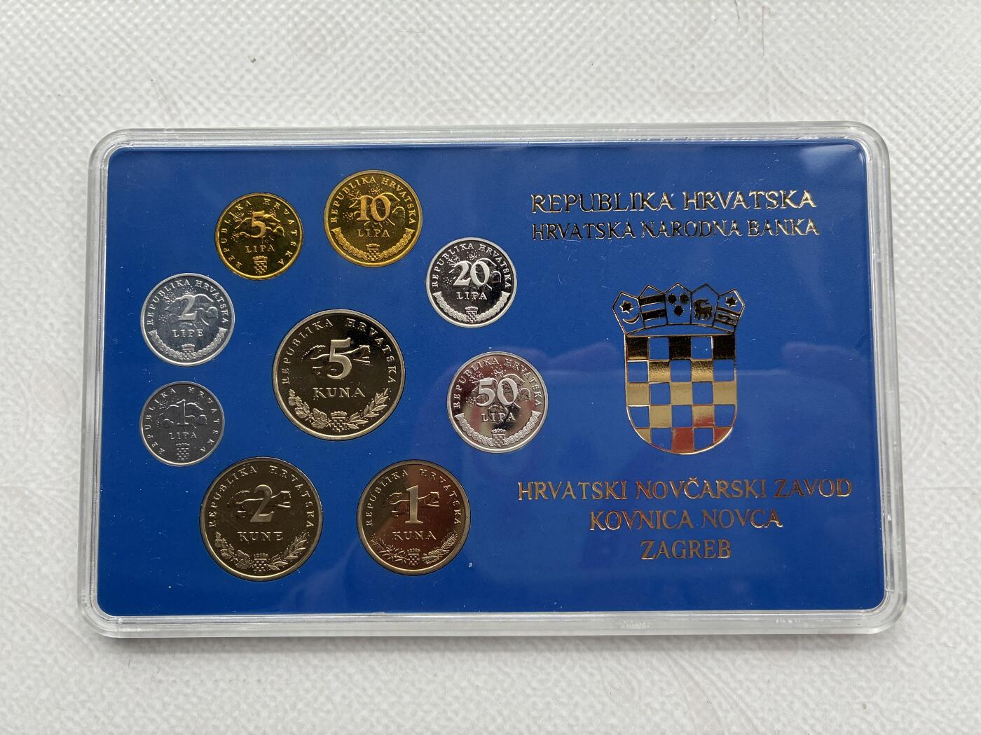 咖啡豆•收藏 2026年Feb_28th世界各国硬币套币拍卖 克罗地亚 2009年 UNC类精制套币 外国硬币