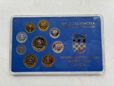 咖啡豆•收藏 2026年Feb_28th世界各国硬币套币拍卖 - 克罗地亚 2009年 UNC类精制套币 外国硬币