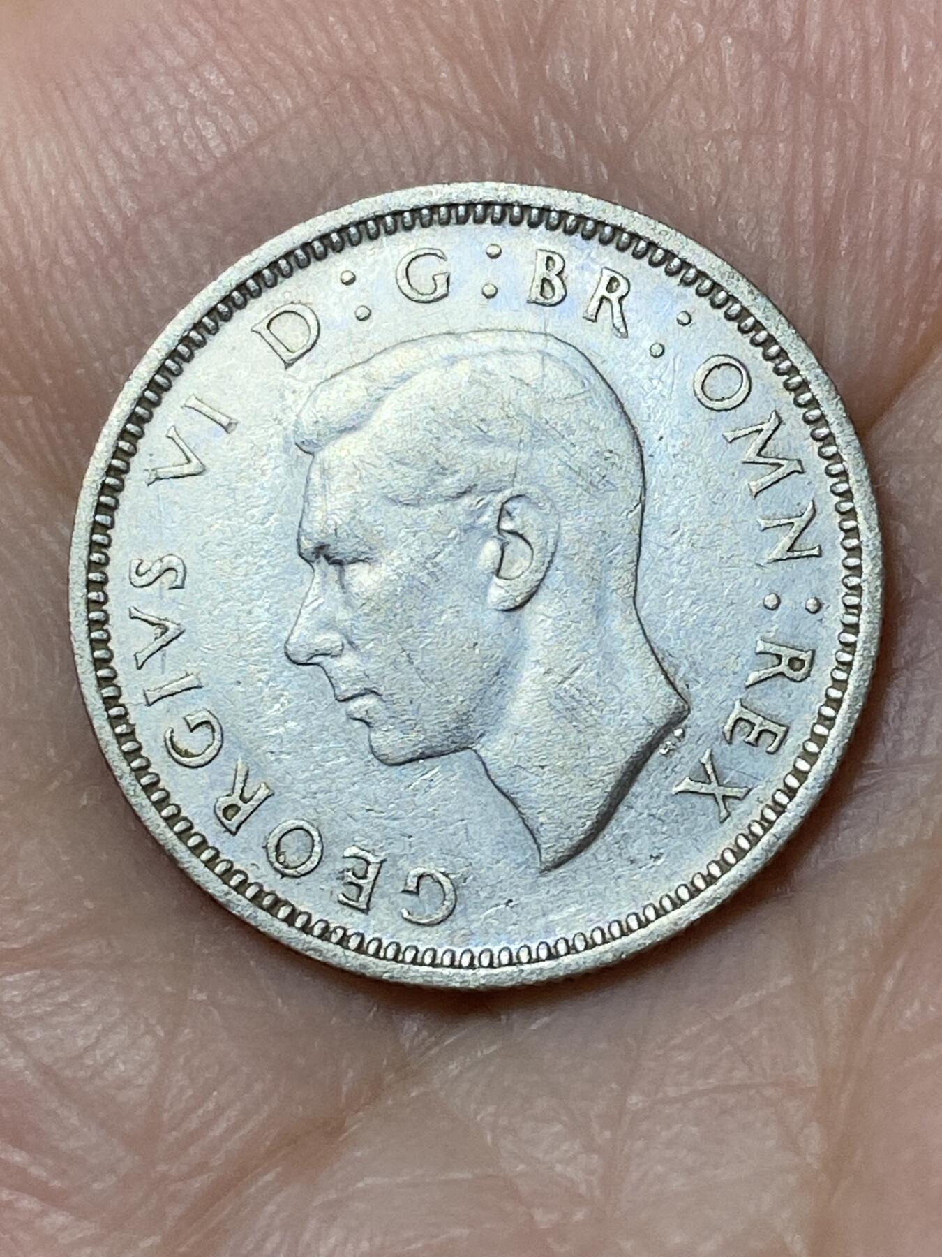 2026年第三十一场(总第二百场)英国一线回流散币新春特拍第三场(免佣金) 英国🇬🇧1946年6便士银币(乔治六世第一版关门年，500银)