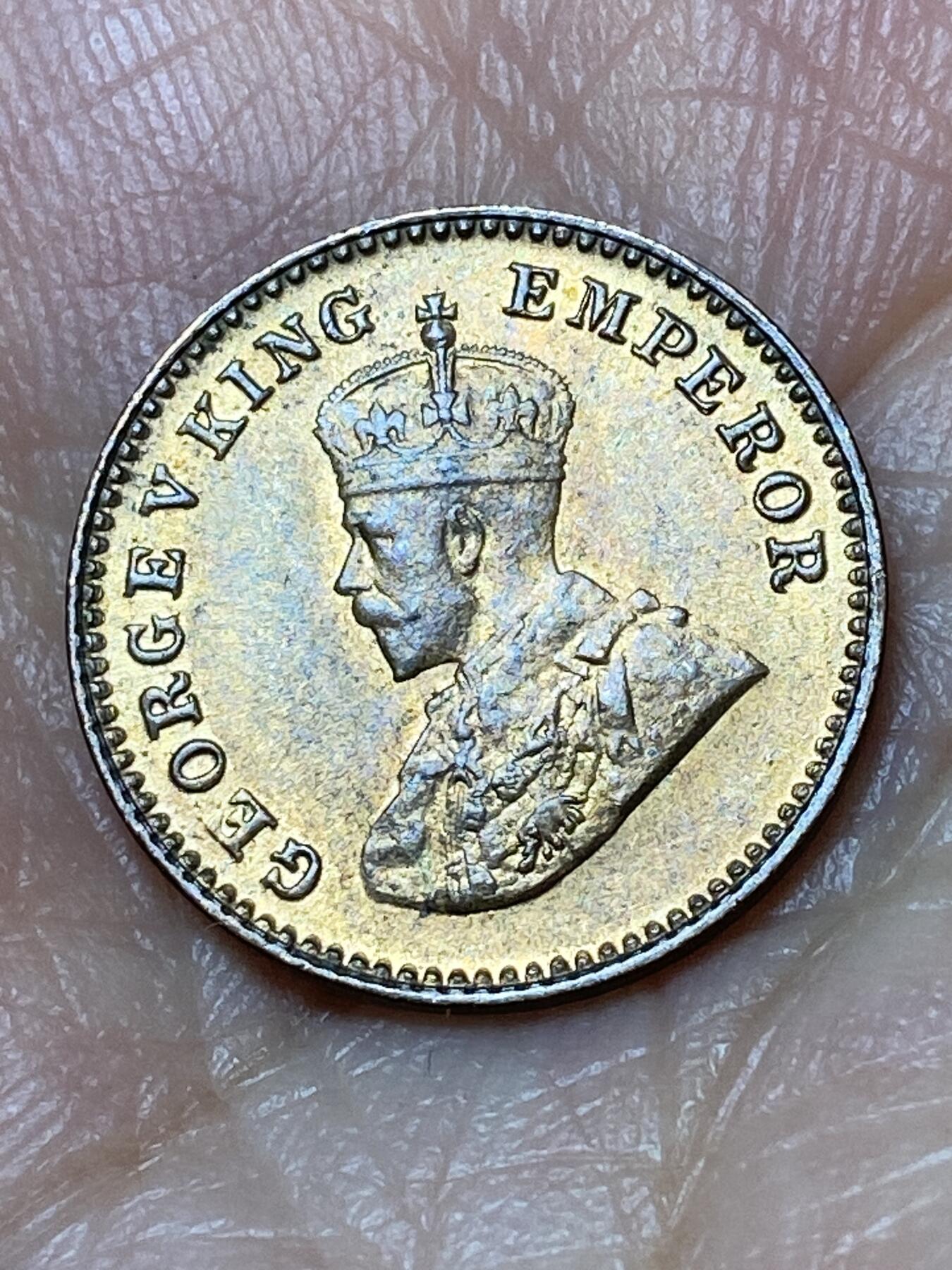 2026年第三十一场(总第二百场)英国一线回流散币新春特拍第三场(免佣金) 原光好品–英属印度1920年1/12安娜(乔治五世时期，c版加尔各答造)