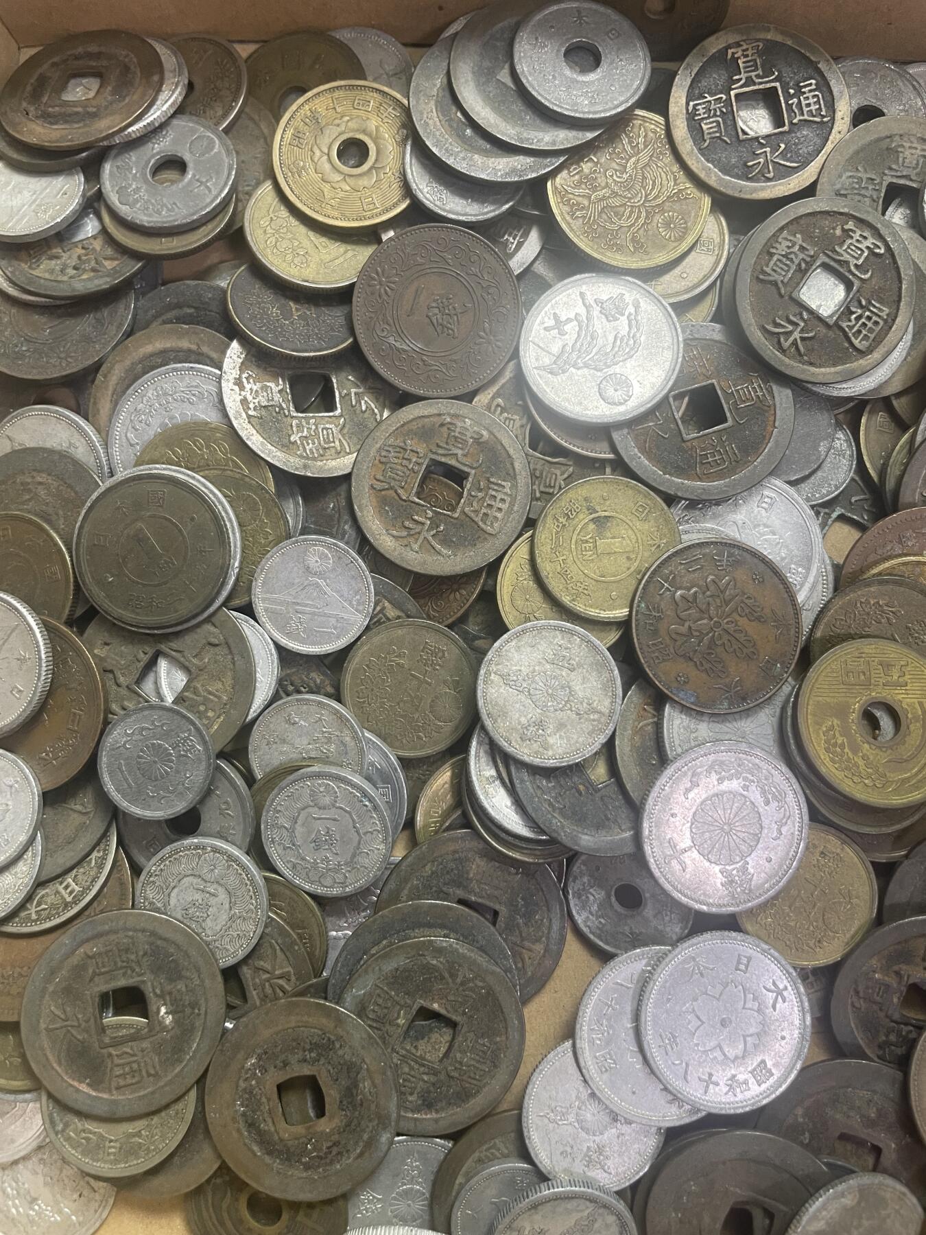 回流0301 日本退出流通硬币、纸钞1095克（净重）