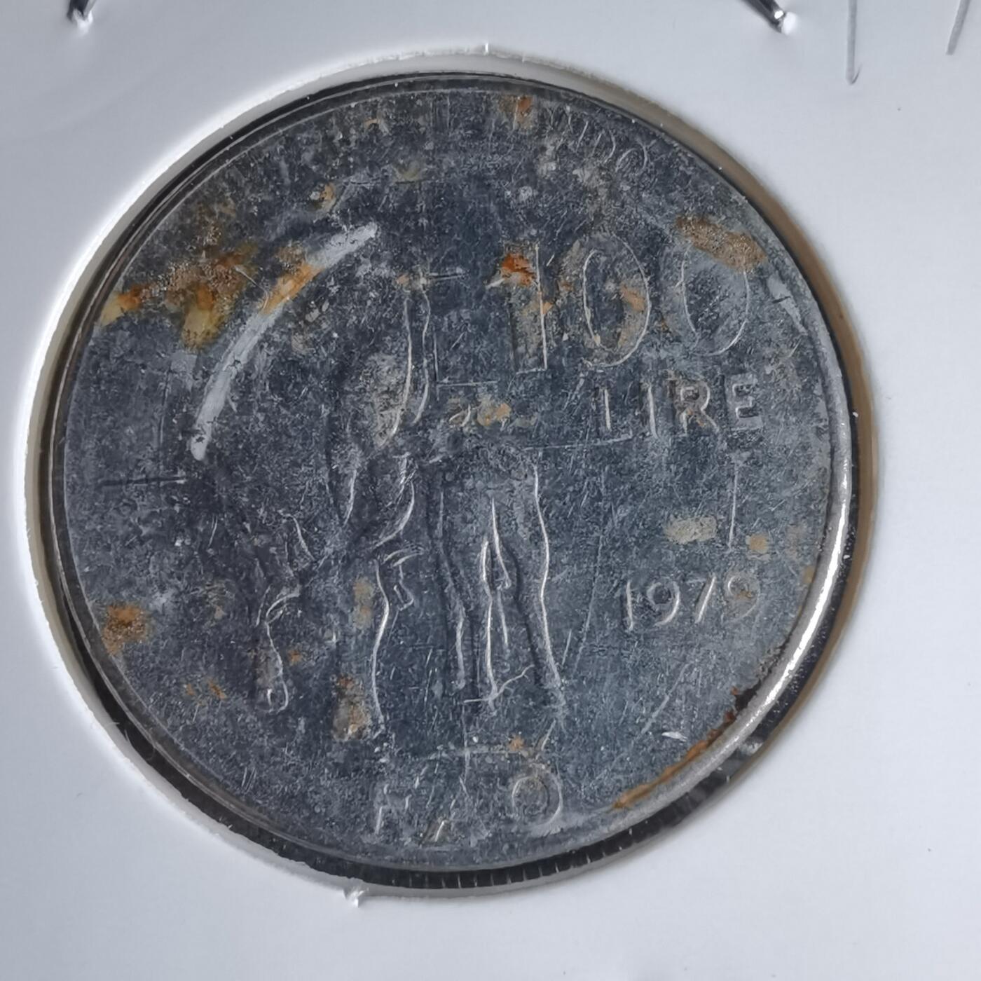 沼泽如烟--第1000场 意大利1979年100里拉