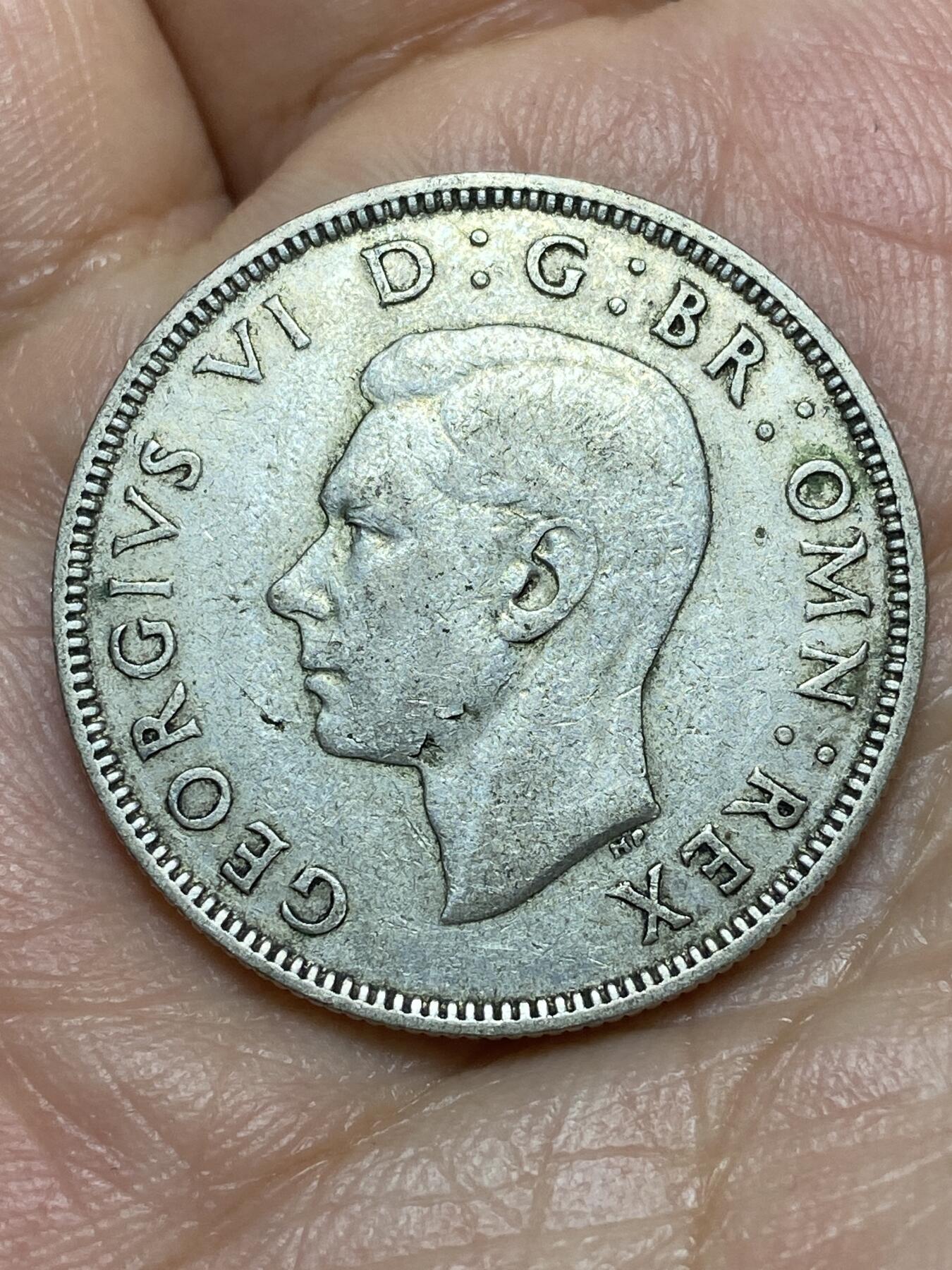 2026年第三十一场(总第二百场)英国一线回流散币新春特拍第三场(免佣金) 英国🇬🇧1938年2先令银币(乔治六世第一版，500银)