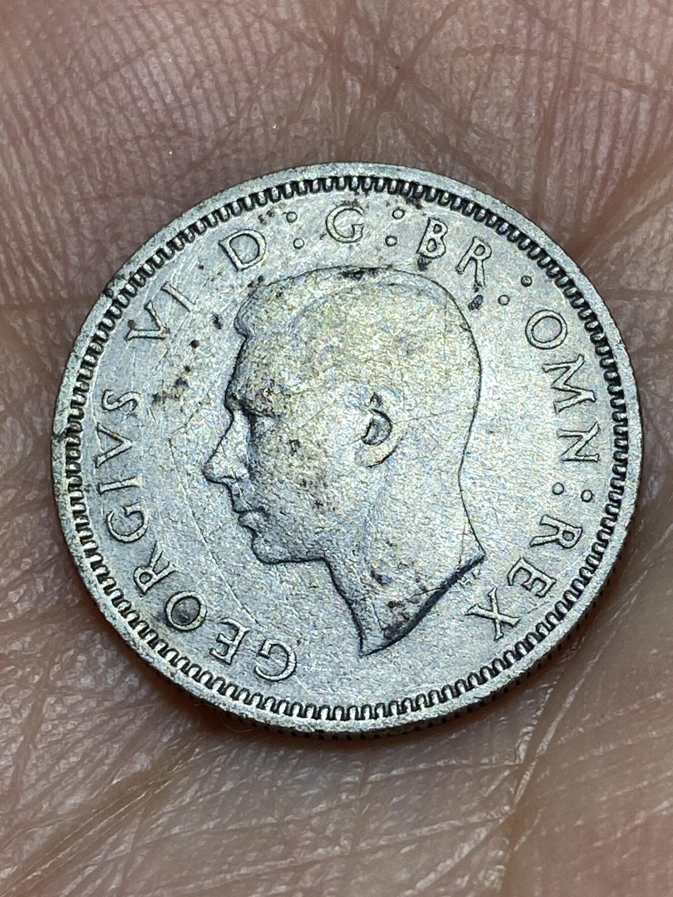 2026年第三十一场(总第二百场)英国一线回流散币新春特拍第三场(免佣金) 英国🇬🇧1940年6便士银币(乔治六世第一版，500银)