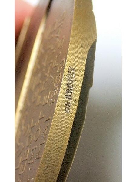 【艺术】法国艺术大章1930年 拉法耶特元帅+同名邮轮 高浮雕精制超大铜章 68MM 156克