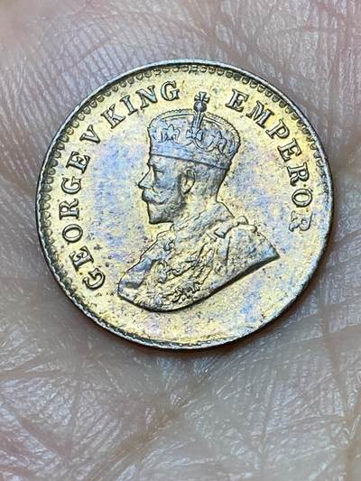 2026年第三十一场(总第二百场)英国一线回流散币新春特拍第三场(免佣金) 原光好品–英属印度1920年1/12安娜(乔治五世时期，c版加尔各答造)