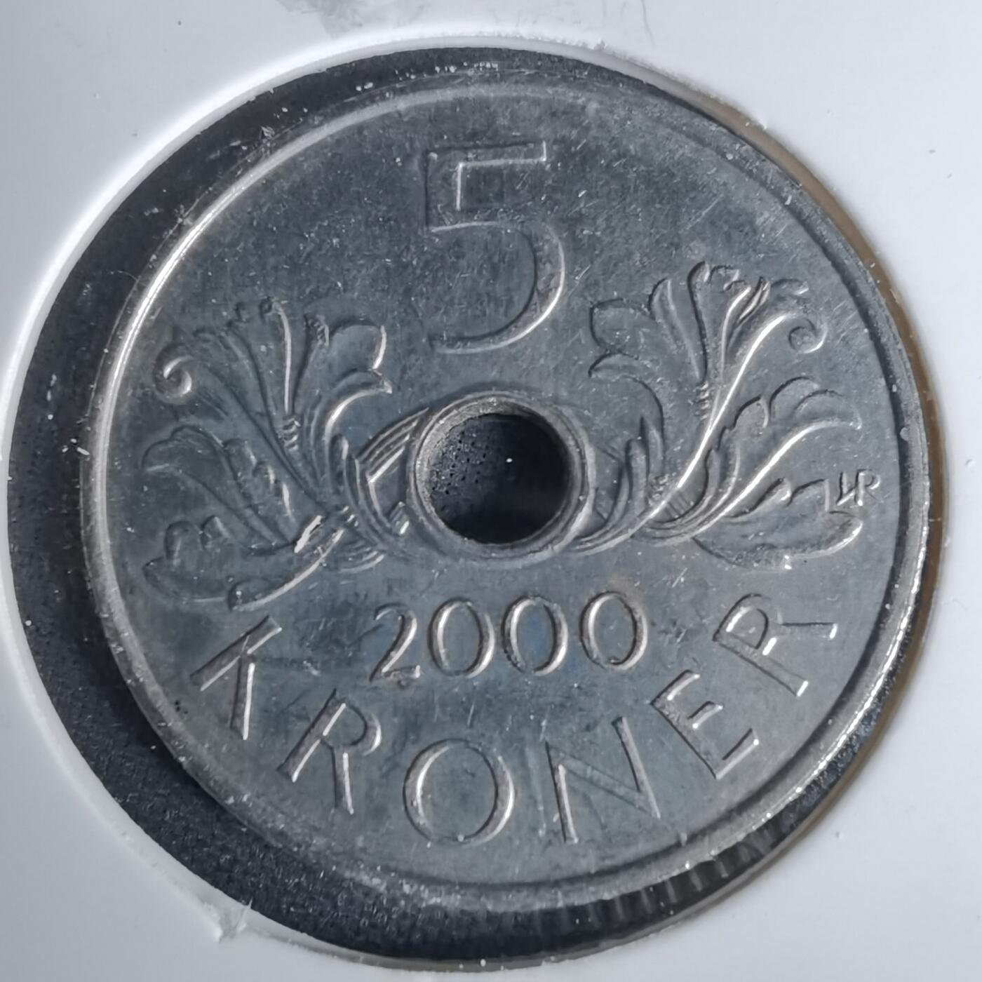 沼泽如烟--第1001场 挪威2000年5克朗