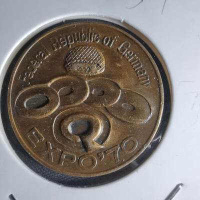 沼泽如烟--第1000场 - 1970年博览会纪念章