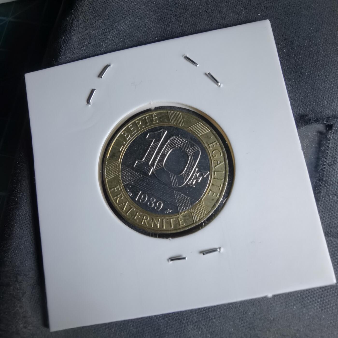 沼泽如烟--第1000场 法国1989年10法郎