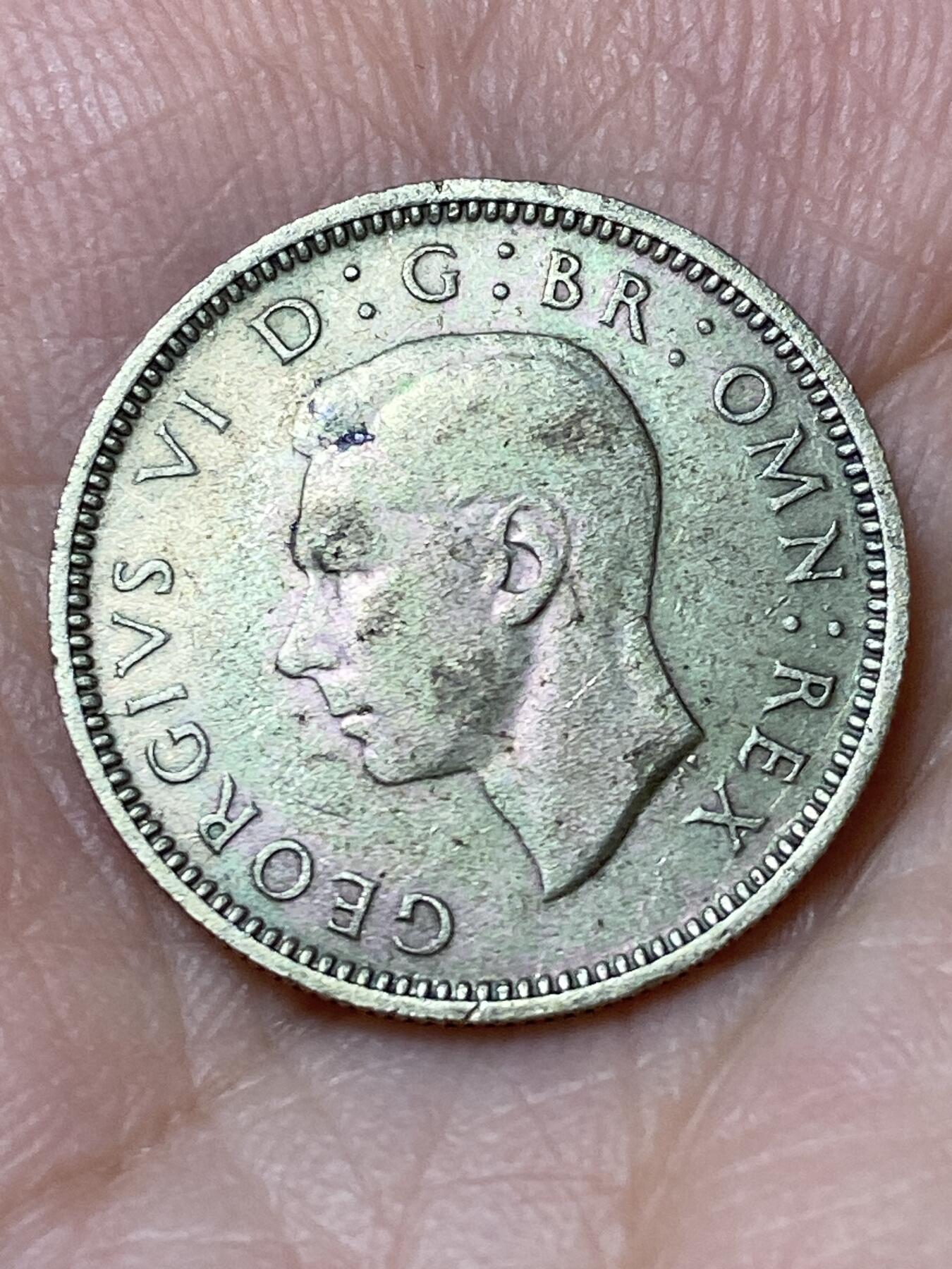 2026年第三十一场(总第二百场)英国一线回流散币新春特拍第三场(免佣金) 英国🇬🇧1946年6便士银币(乔治六世第一版关门年，500银)